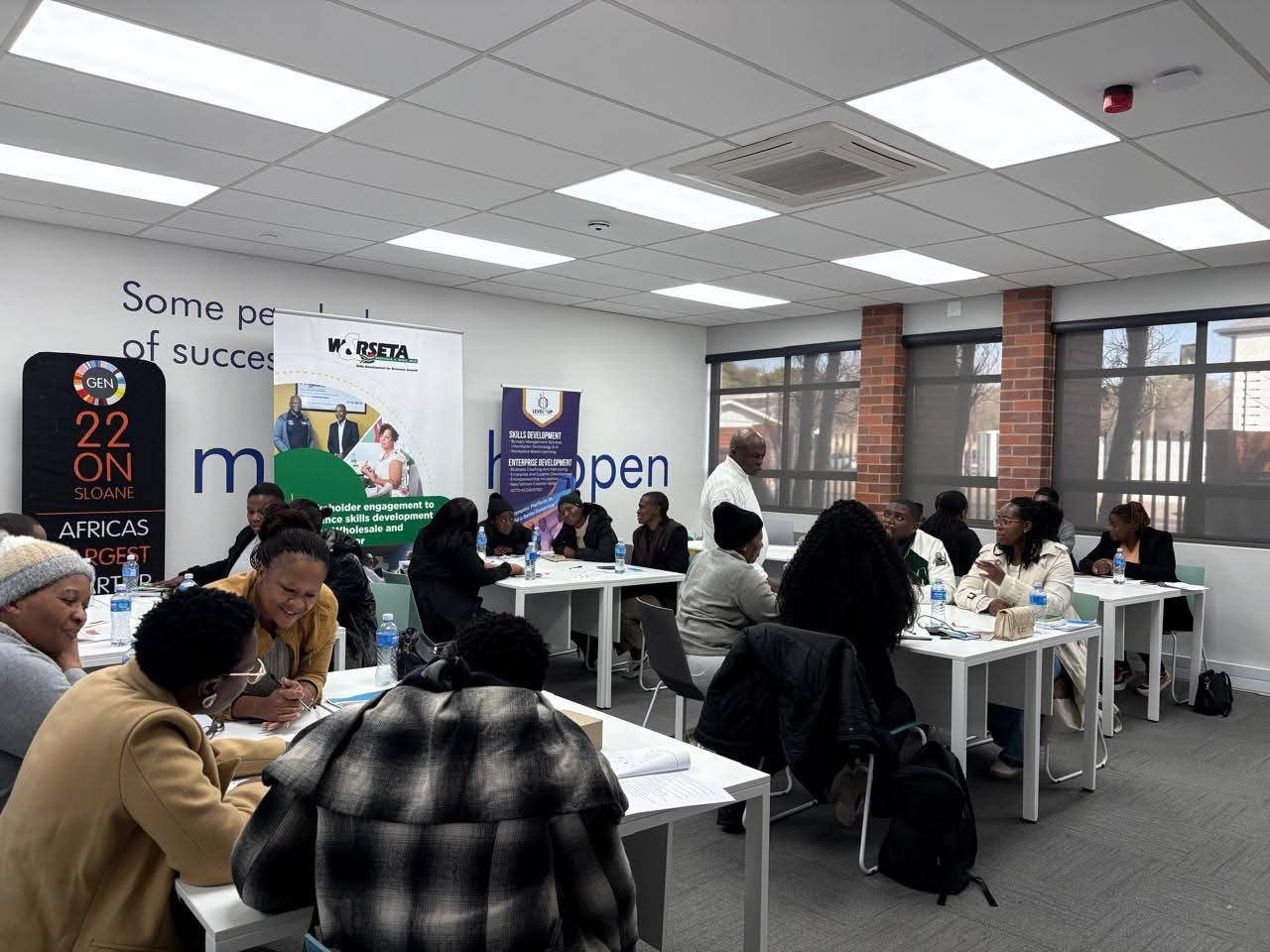 Corporate skills training session